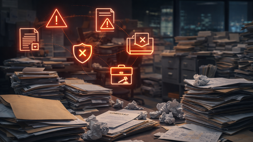 Falhas de registro e má gestão documental comprometem operações corporativas, alerta a Dataeasy.


